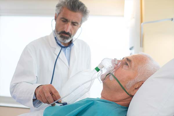 Elderly patient with respiratory problems